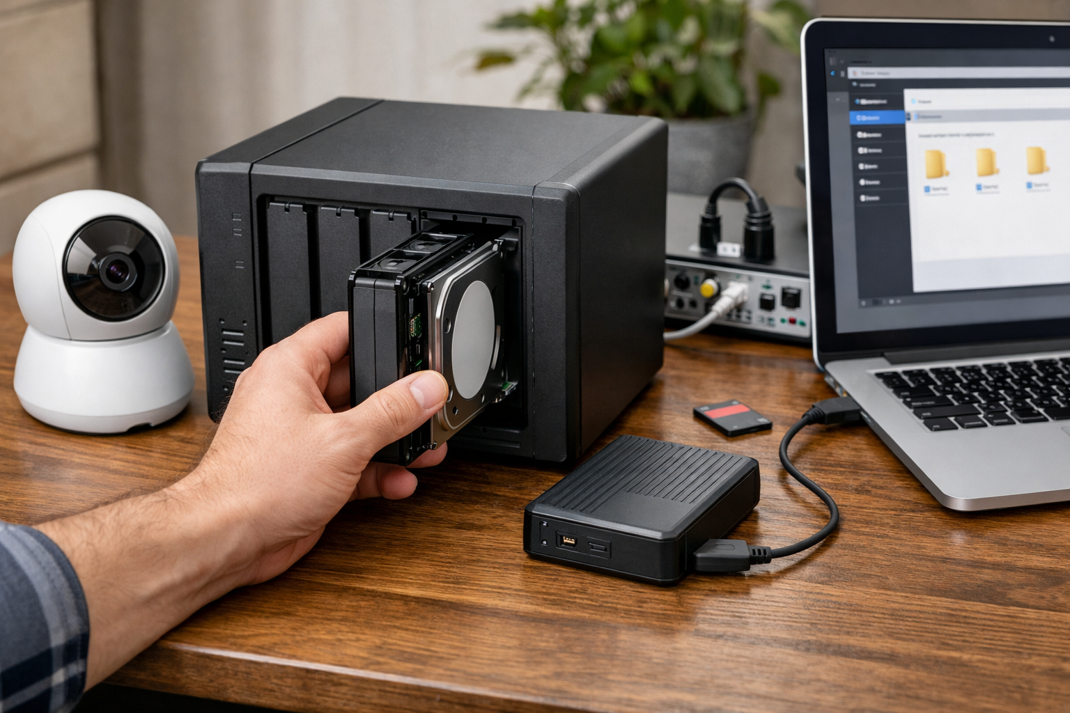 Plan storage before adding cameras - best local AI security cameras