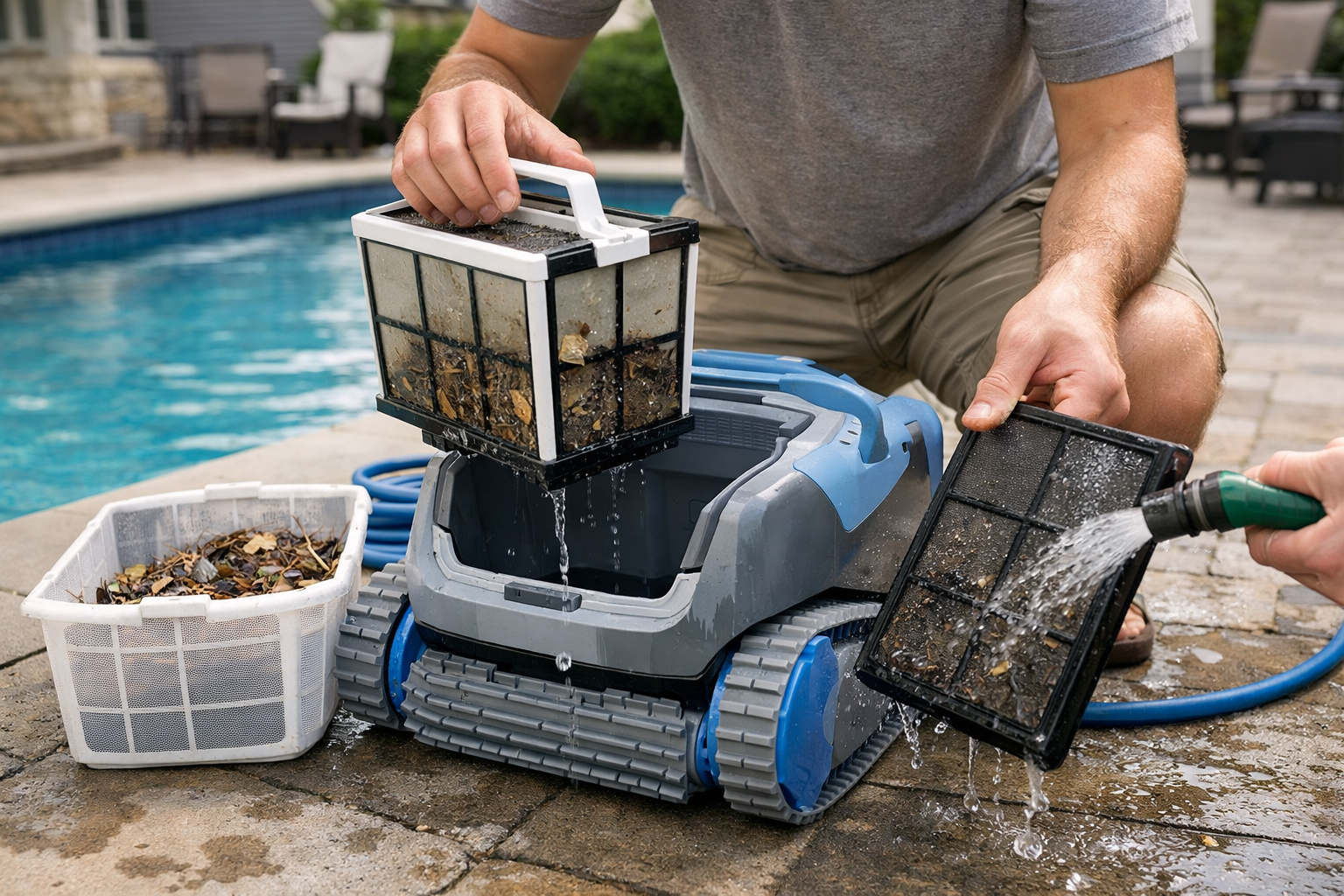 Compare runtime by cleaning mode - best robotic pool cleaners