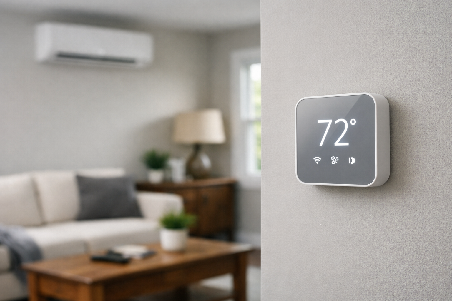 Editorial illustration of a generic home technology setup