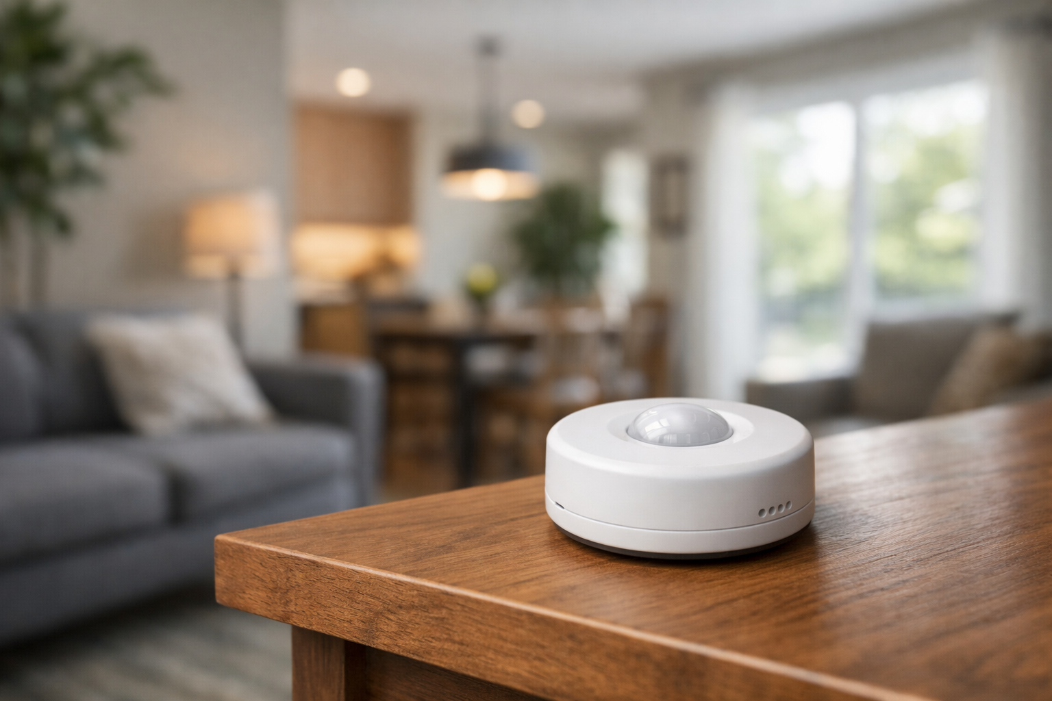 Editorial illustration of a generic home technology setup