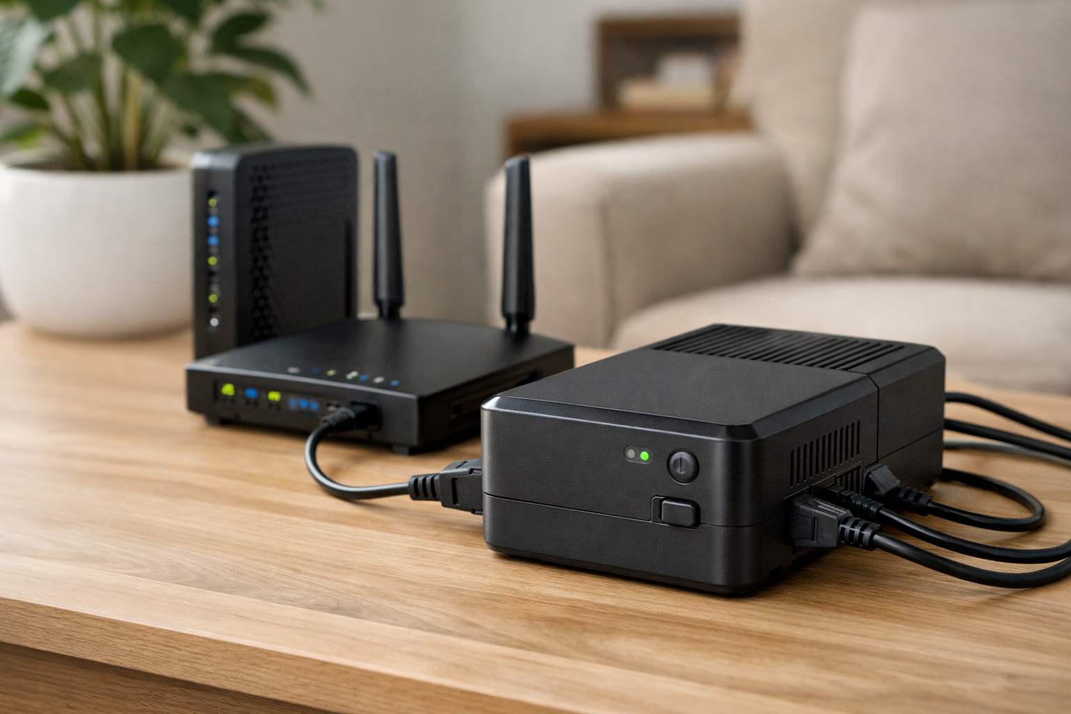 APC CP12142LI - best UPS for a router and modem