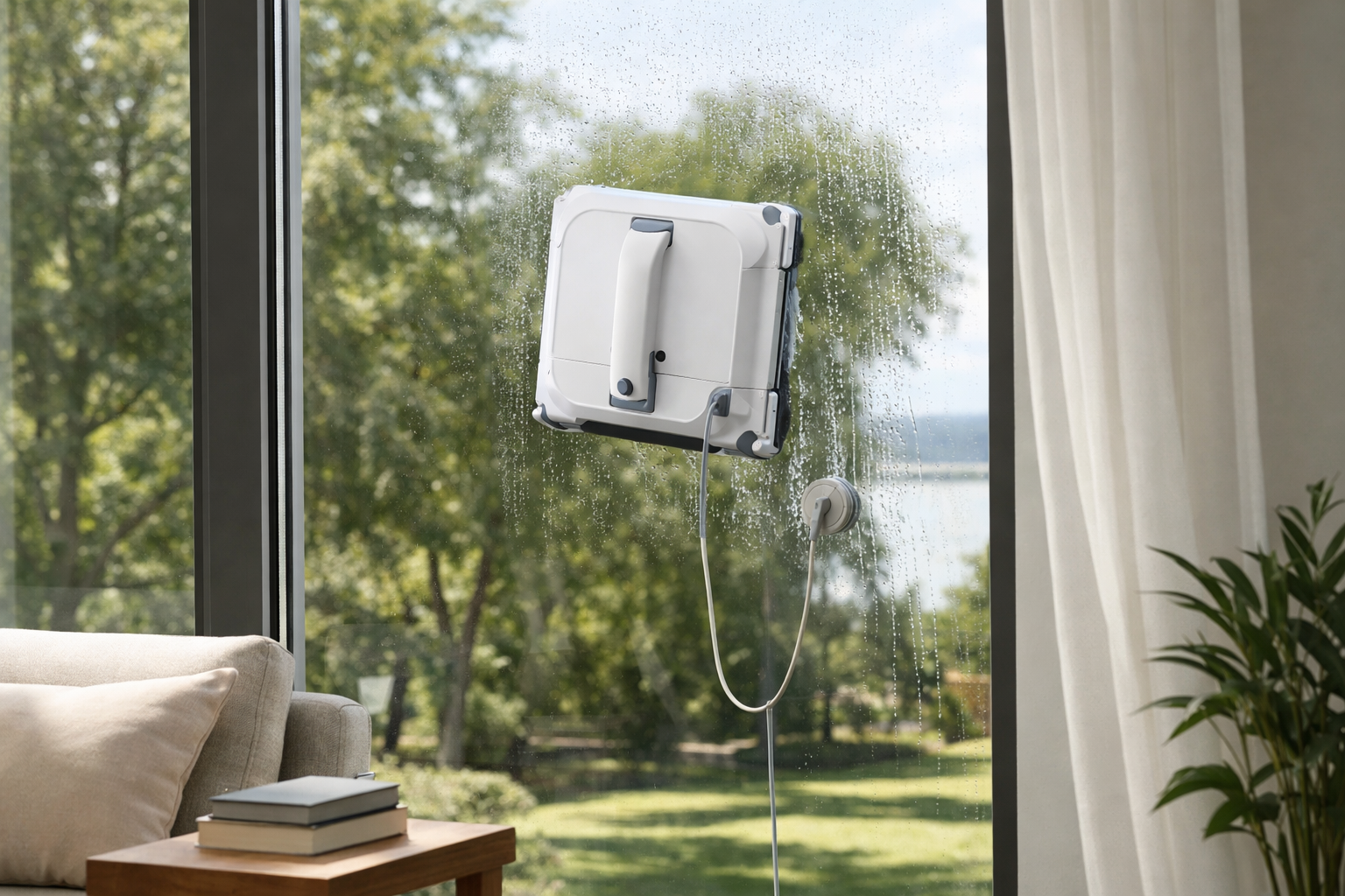 Best Overall: ECOVACS WINBOT W3 OMNI - best window-cleaning robots for tall windows