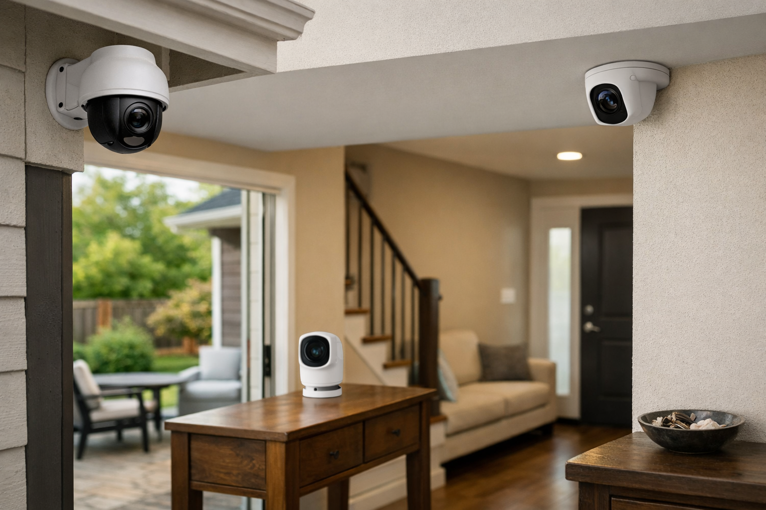 how to place home security cameras