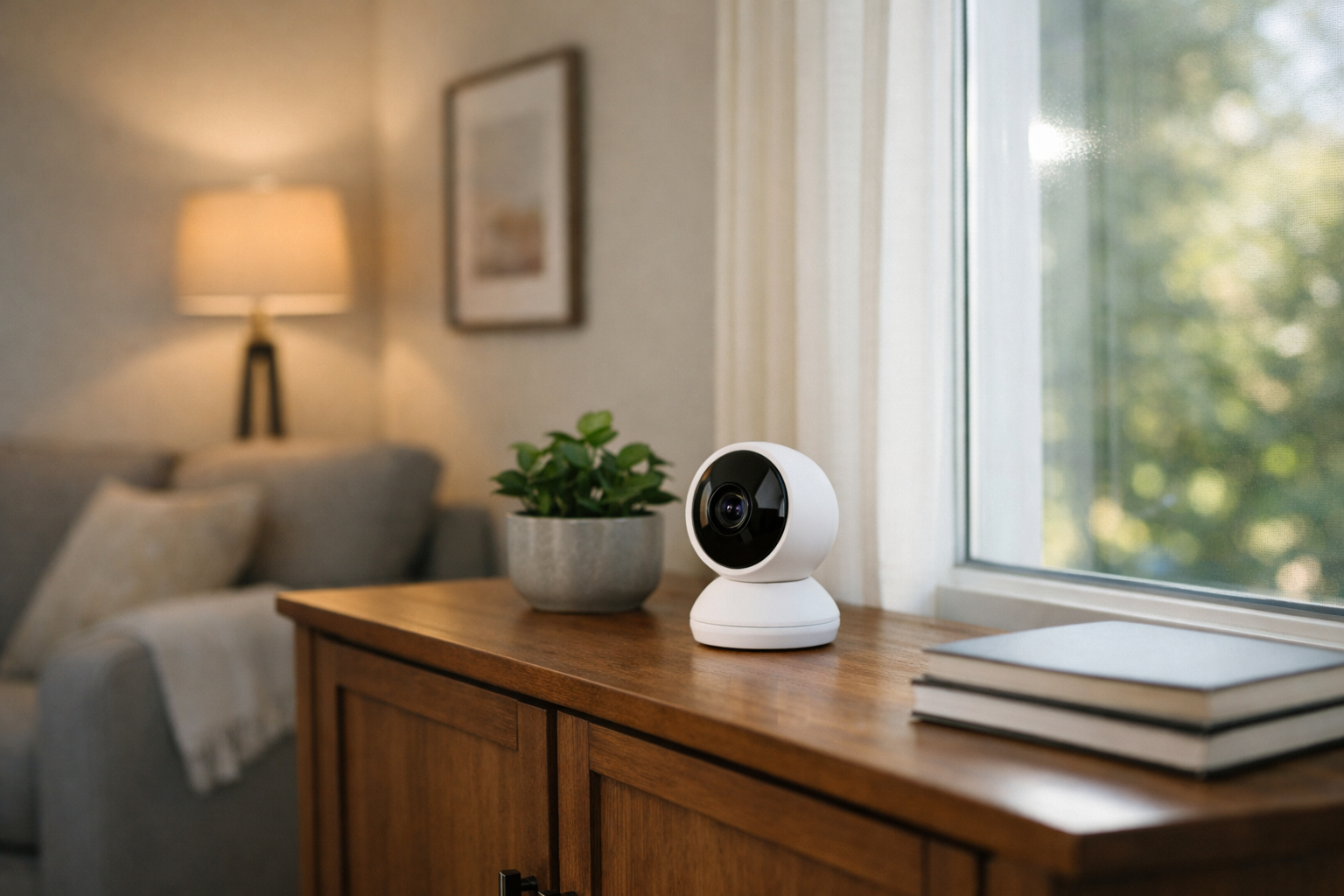 Indoor Security Camera Placement Without Window Glare - how to place home security cameras