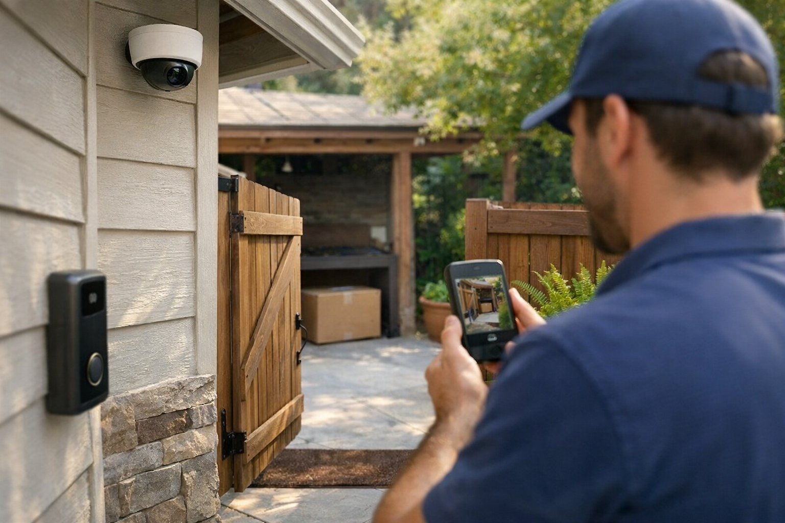 Give delivery instructions that match the property - how to prevent package theft with smart home security