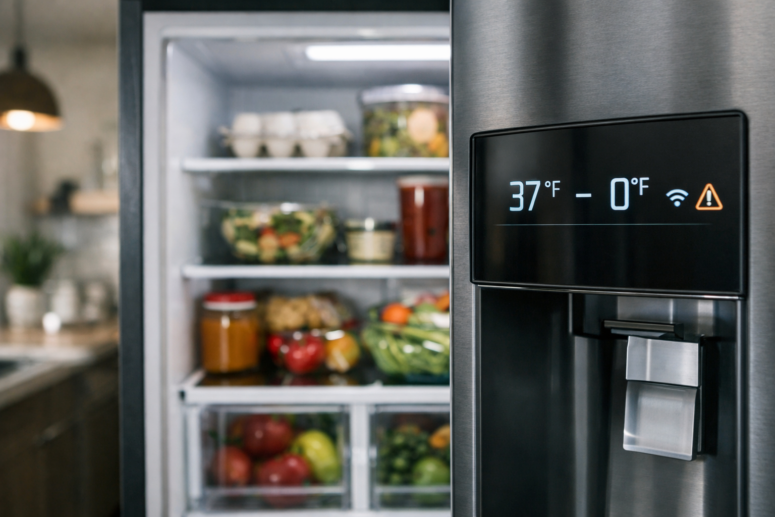 Refrigerator settings and alerts - Matter smart appliances