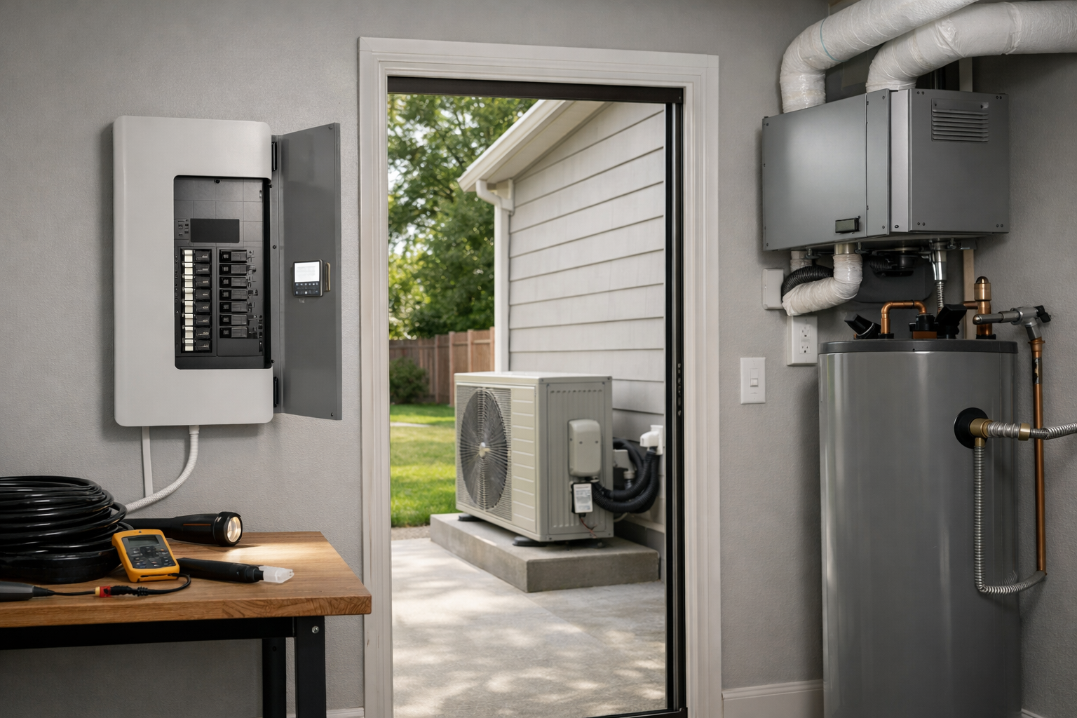 How they work with heat pumps and electric heating - smart electrical panels for home energy management