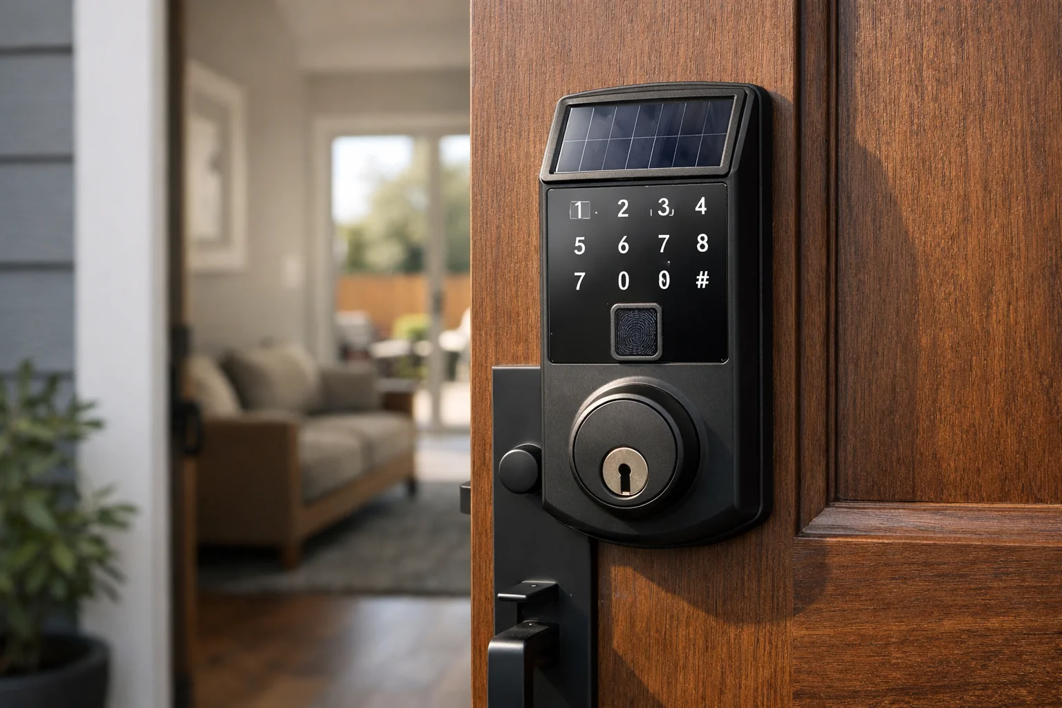 solar-powered smart locks