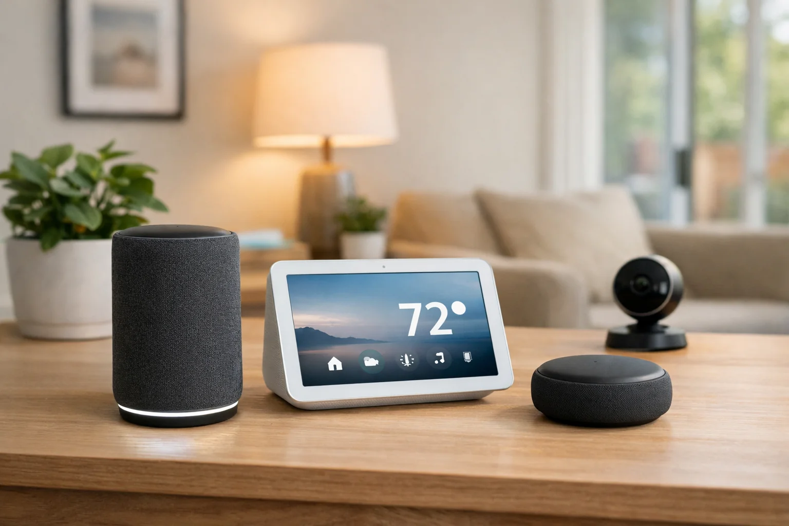 best AI voice assistant hubs for smart homes with local processing