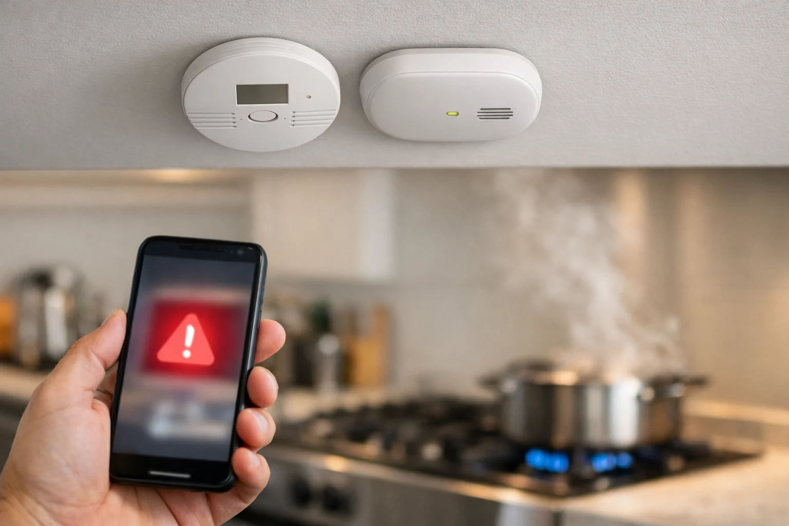 1. Confirm the hazard it detects - smart carbon monoxide and gas leak detectors
